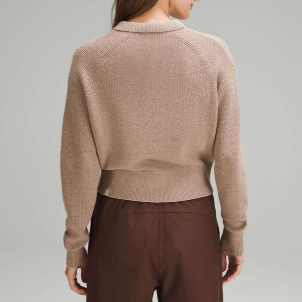 Lululemon Collared Merino Wool-blend Sweater - Picture 2 of 6